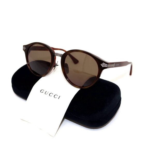 Gucci Havana Brown Sunglasses GG0066s 001 50 20 145 Titanium Unisex- Men / Women main image 12